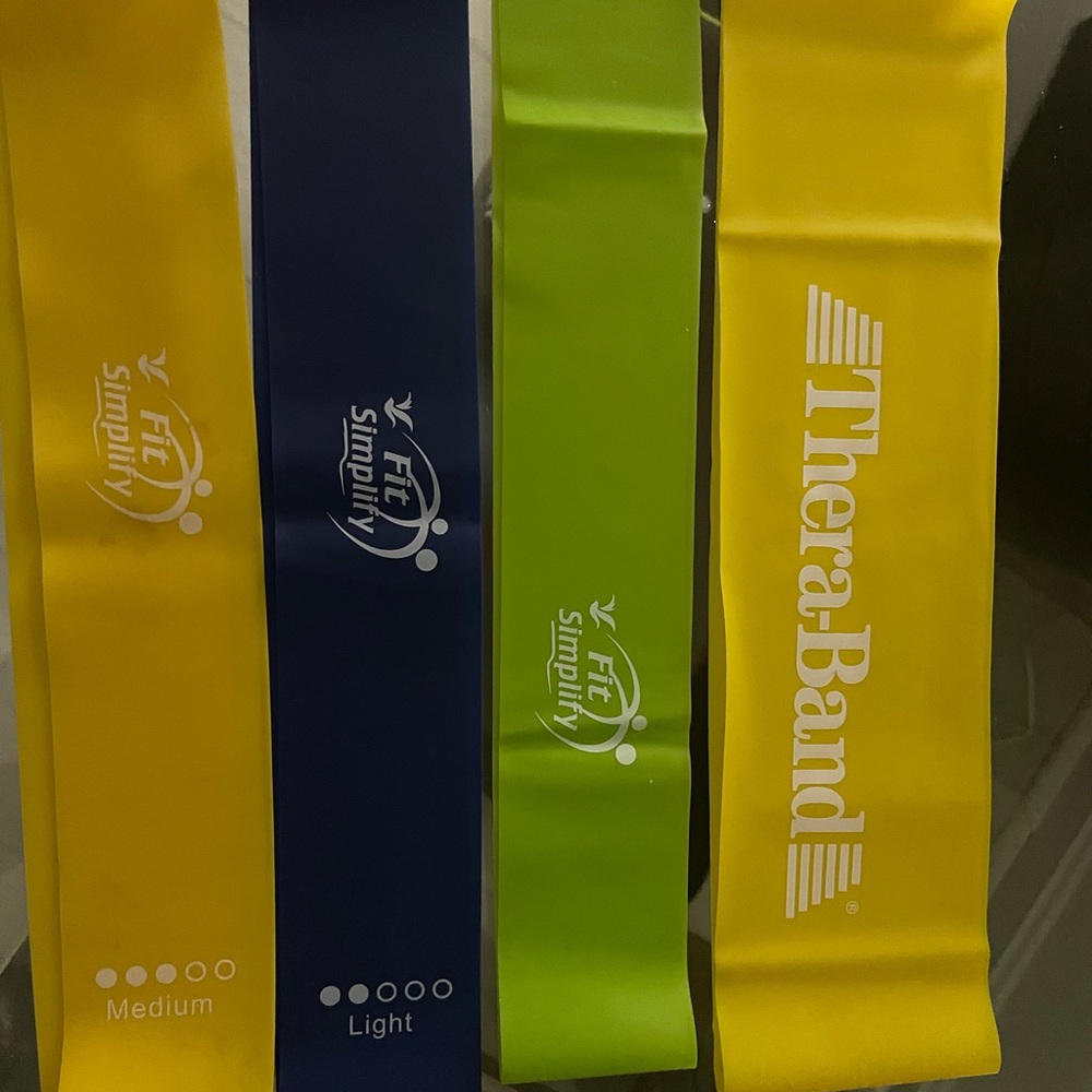 Resistant Bands Extra Light, Light and Medium